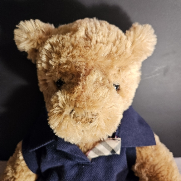 Burberry Fragrance Teddy Bear Plush Stuffed Animal Polo Shirt Logo 2010 Doll Toy - Picture 3 of 9